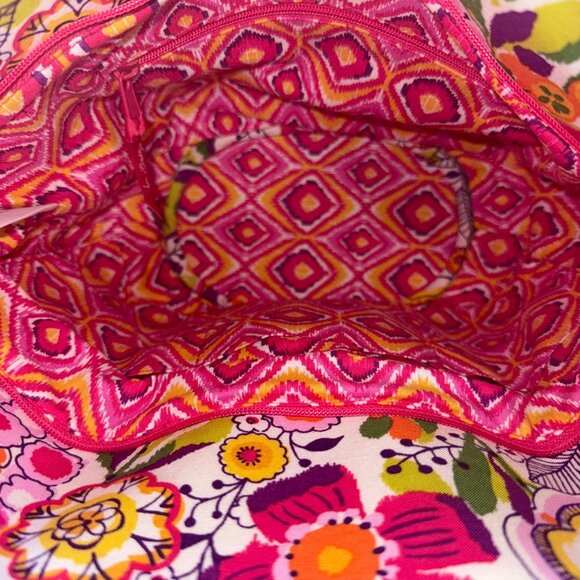 Vera Bradley Mandy Tote With Wallet in the Discontinued "Clementine" pattern. - Picture 4 of 16